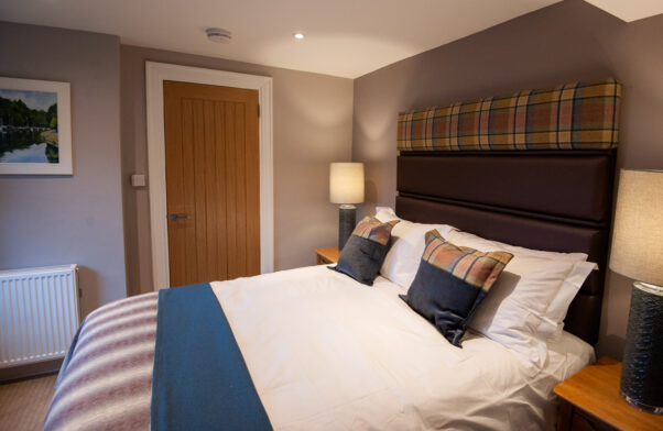 Comfortable bedroom at Parkside Cottage Loch Ness